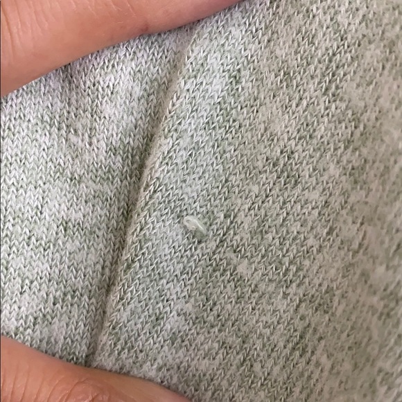 Poof Pale Green Hooded Knot Front Top, Medium - Picture 4 of 6